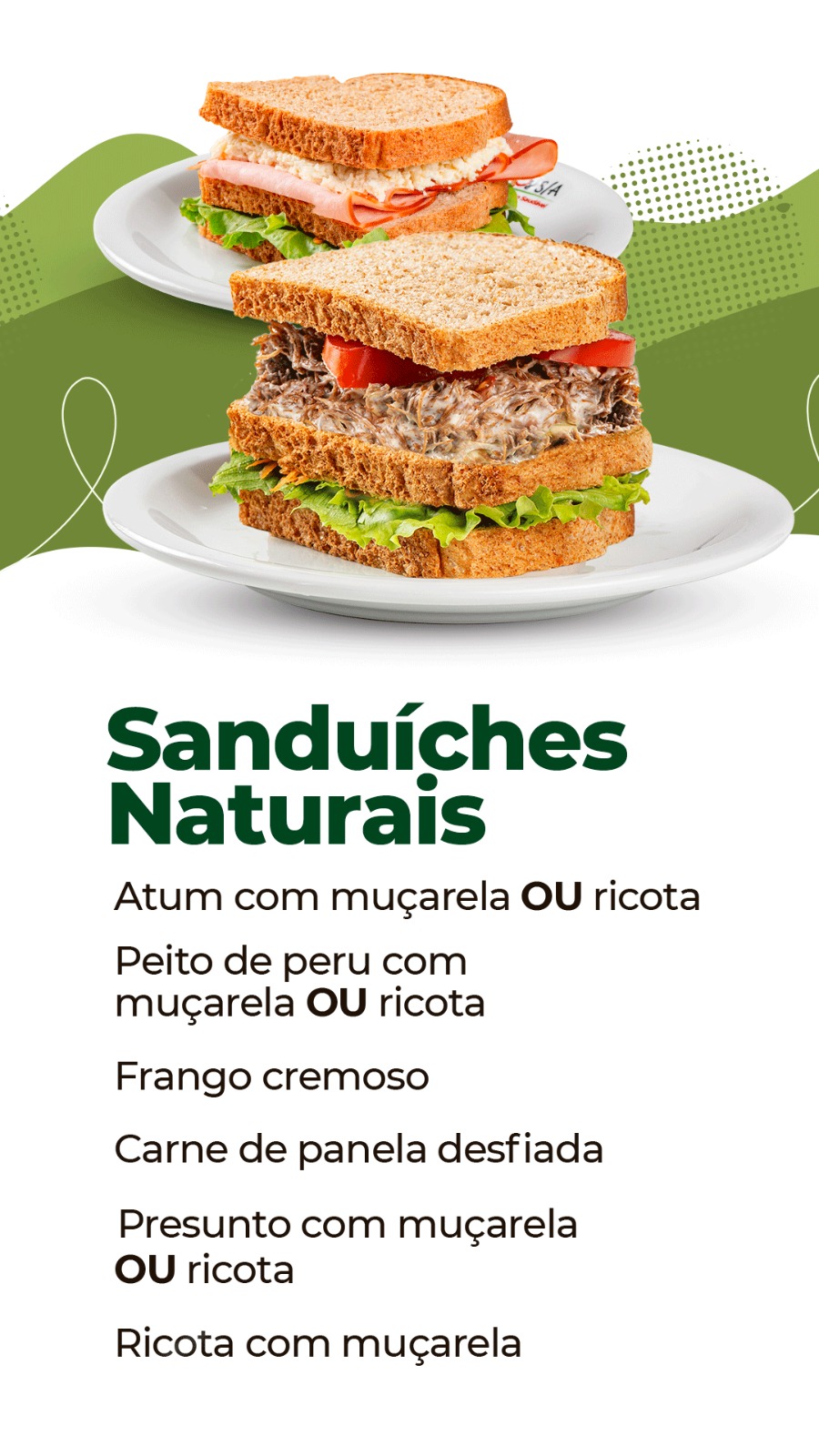 Cardápio Sucos SA Espaguete de Pupunha